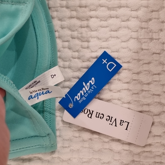 NWT Mint green D+ La Vie En Rose Bikini Top - Picture 4 of 5